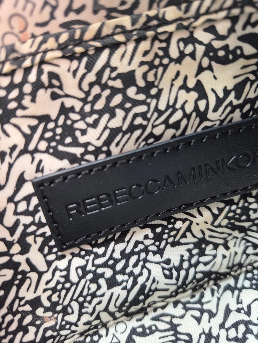 Rebecca Minkoff Black Leather Studded Crossbody Bag with Gold Zippers - Picture 12 of 16